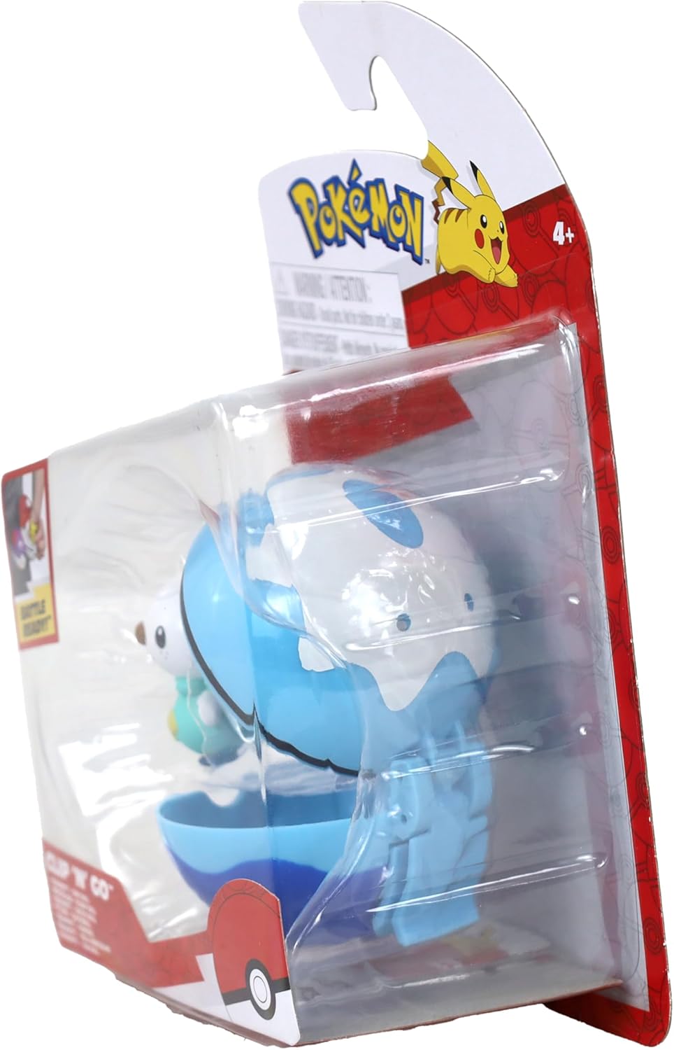 Pokémon Clip ‘N’ Go Oshawott and Dive Ball - Includes 2-Inch Battle Figure and Poké Ball Accessory