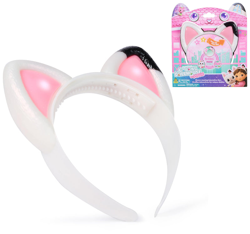 Gabby's Dollhouse: The Movie, Meow-mazing Interactive Ears, Hairband with Lights, Sounds and 3 Modes of Play, Kids Toys for Girls and Boys Ages 3 and Up