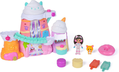 Gabby's Dollhouse: The Movie, Gabby's Sweet Treat Mountain Playset, 12-Piece Set with Figures and Accessories, Kids Toys for Girls and Boys Ages 3 and Up