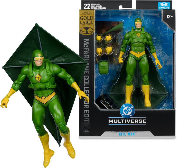 DC Multiverse Kite-Man Gold Label 7in Action Figure McFarlane Collector Edition #43