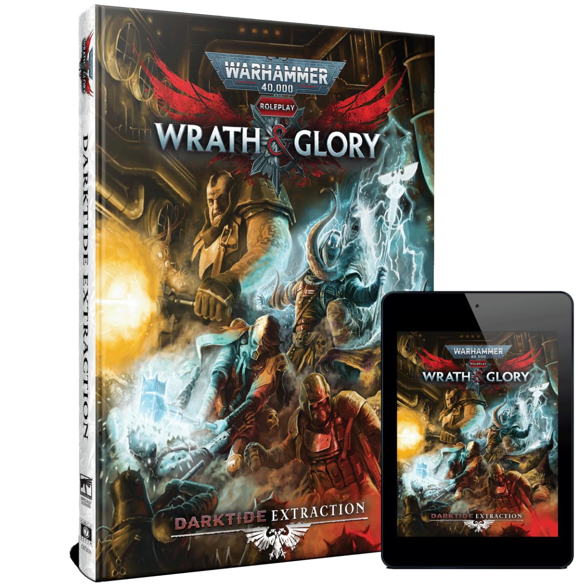 Warhammer 40,000 Roleplay: Wrath & Glory – Darktide Extraction | Cubicle 7 RPG Adventure Book