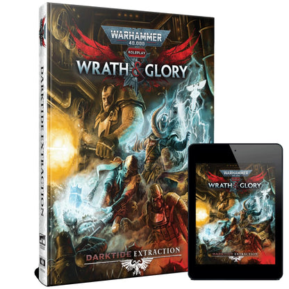 Warhammer 40,000 Roleplay: Wrath & Glory – Darktide Extraction | Cubicle 7 RPG Adventure Book
