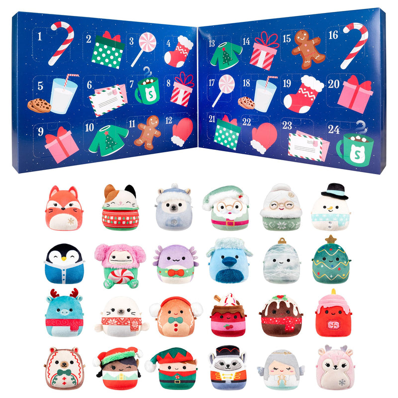 Micromallows Squishmallows Original 24-Day Holiday Plush Advent Calendar