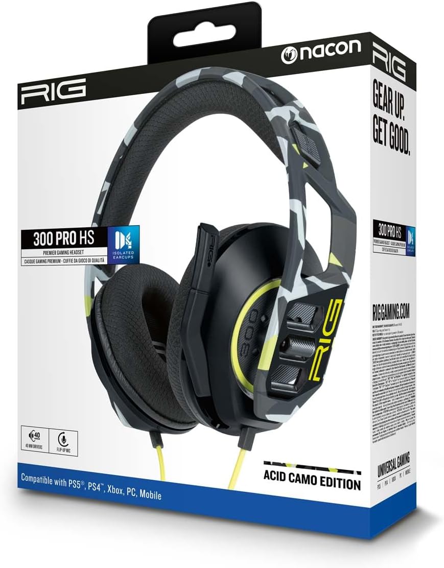 Nacon - Rig Headphones 300 Pro Hs - Acid