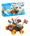 PLAYMOBIL Fun Stars 71720 Piratenboot, speelgoed vanaf 4 jaar, cadeau voor kinderen, speelgoedauto, met terugtrekmotor en schietfunctie