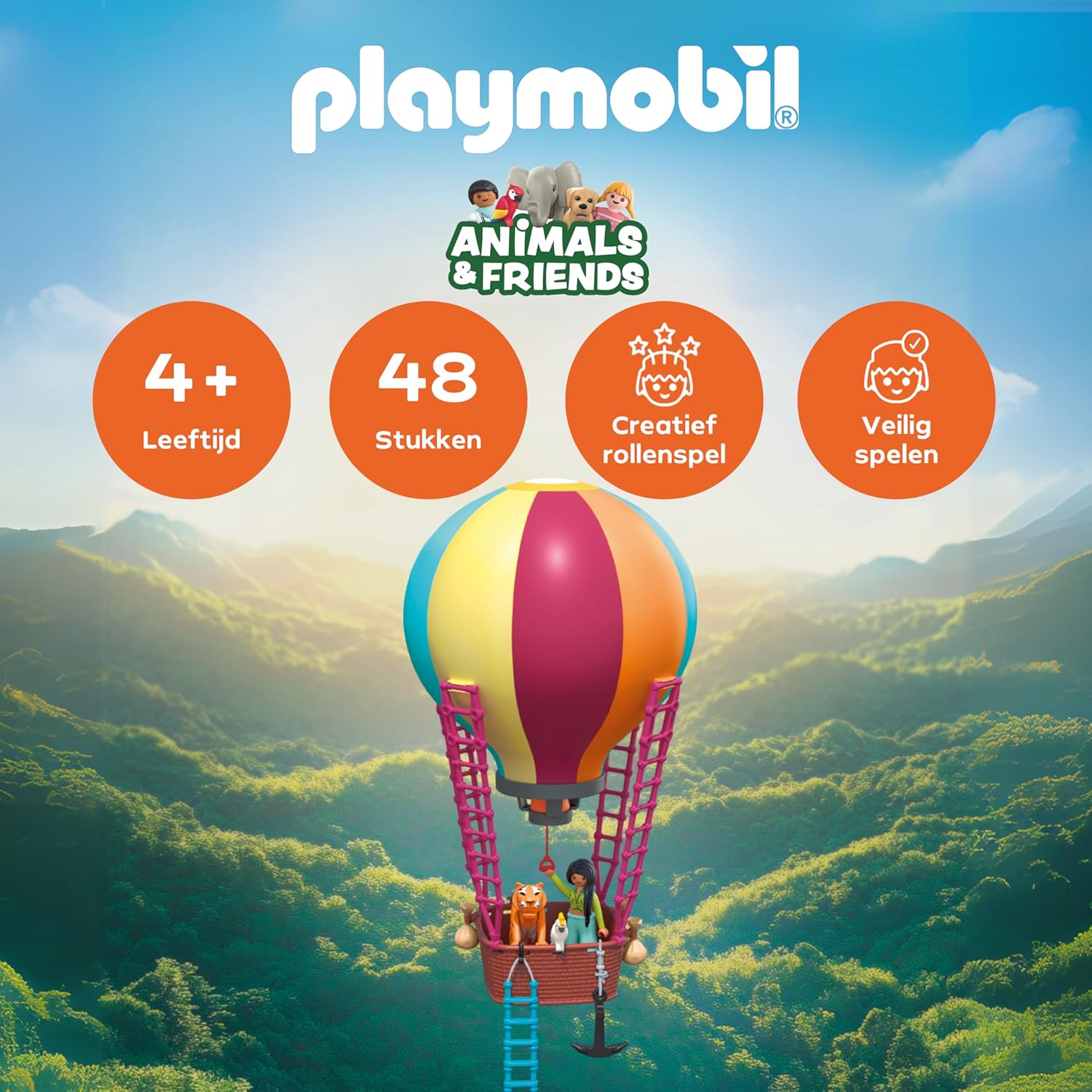 Playmobil - Animals & Friends: Balloon Ride (71853)