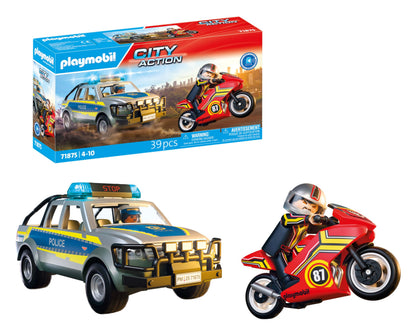 Playmobil - Police Chase With Pick-Up Truck (71875)