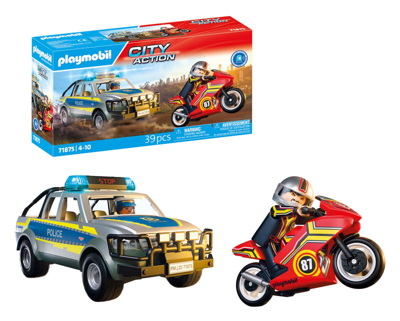 Playmobil - Police Chase With Pick-Up Truck (71875)