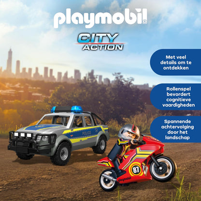 Playmobil - Police Chase With Pick-Up Truck (71875)