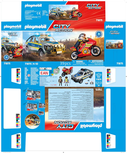 Playmobil - Police Chase With Pick-Up Truck (71875)