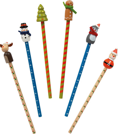 Small Foot - Small Foot - Kerstpotloden Set 6dlg.