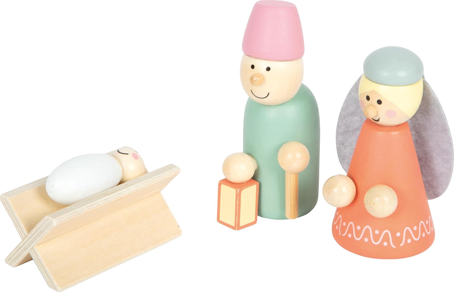Small Foot - Small Foot - Houten Kribbe Kerstverhaal Speelset