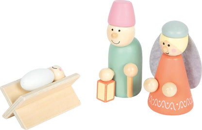 Small Foot - Small Foot - Houten Kribbe Kerstverhaal Speelset