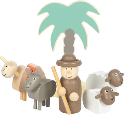 Small Foot - Small Foot - Houten Kribbe Kerstverhaal Speelset