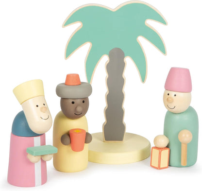 Small Foot - Small Foot - Houten Kribbe Kerstverhaal Speelset