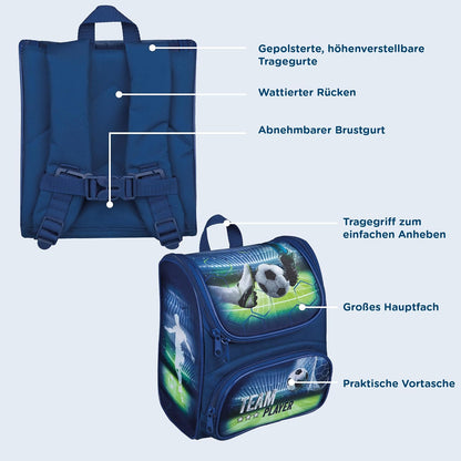 Undercover - Rugzak Blauw - Voetbal