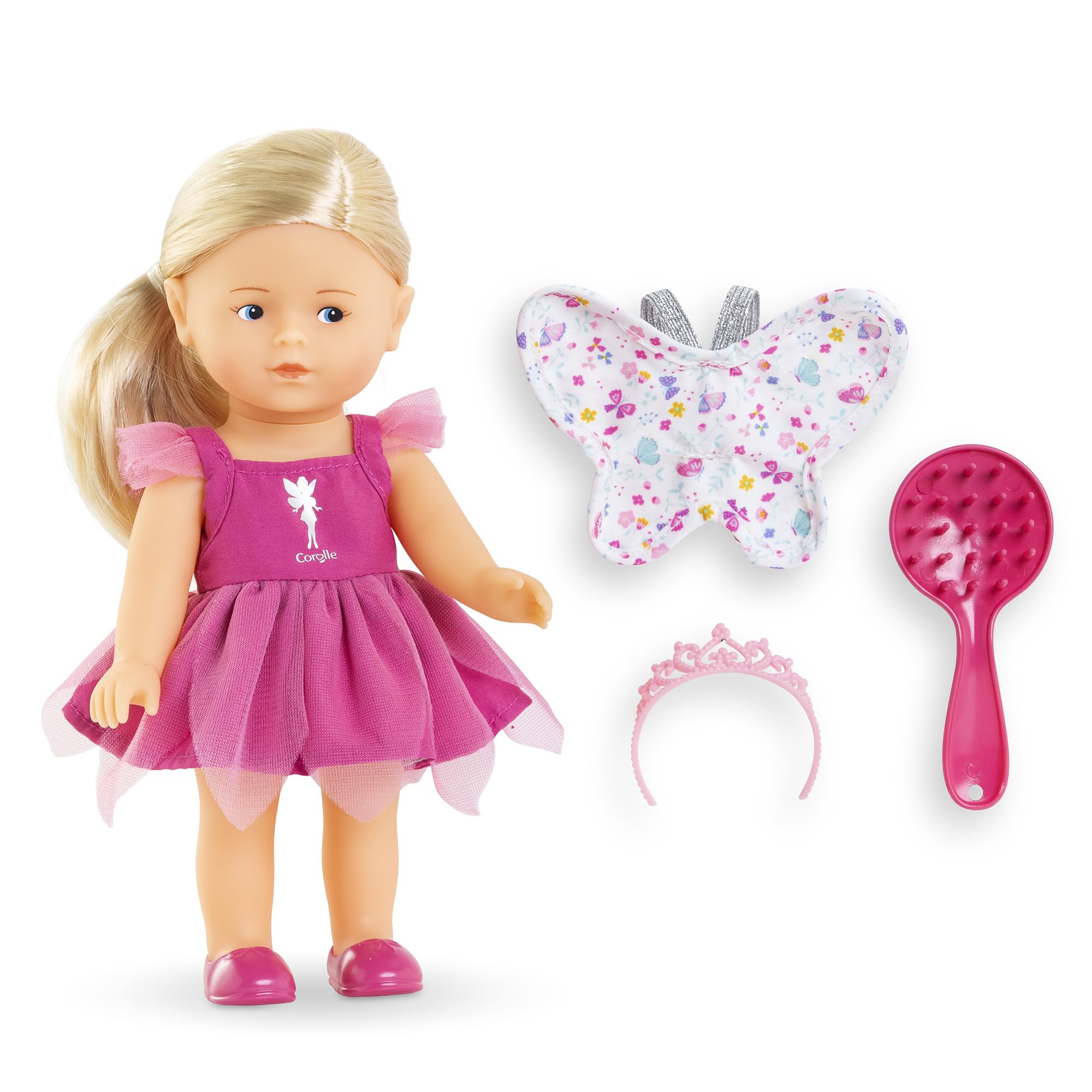 Corolle - Mijn Mini Corollines, set Rosy Fee, 20 cm, vanaf 3 jaar, 9000240180