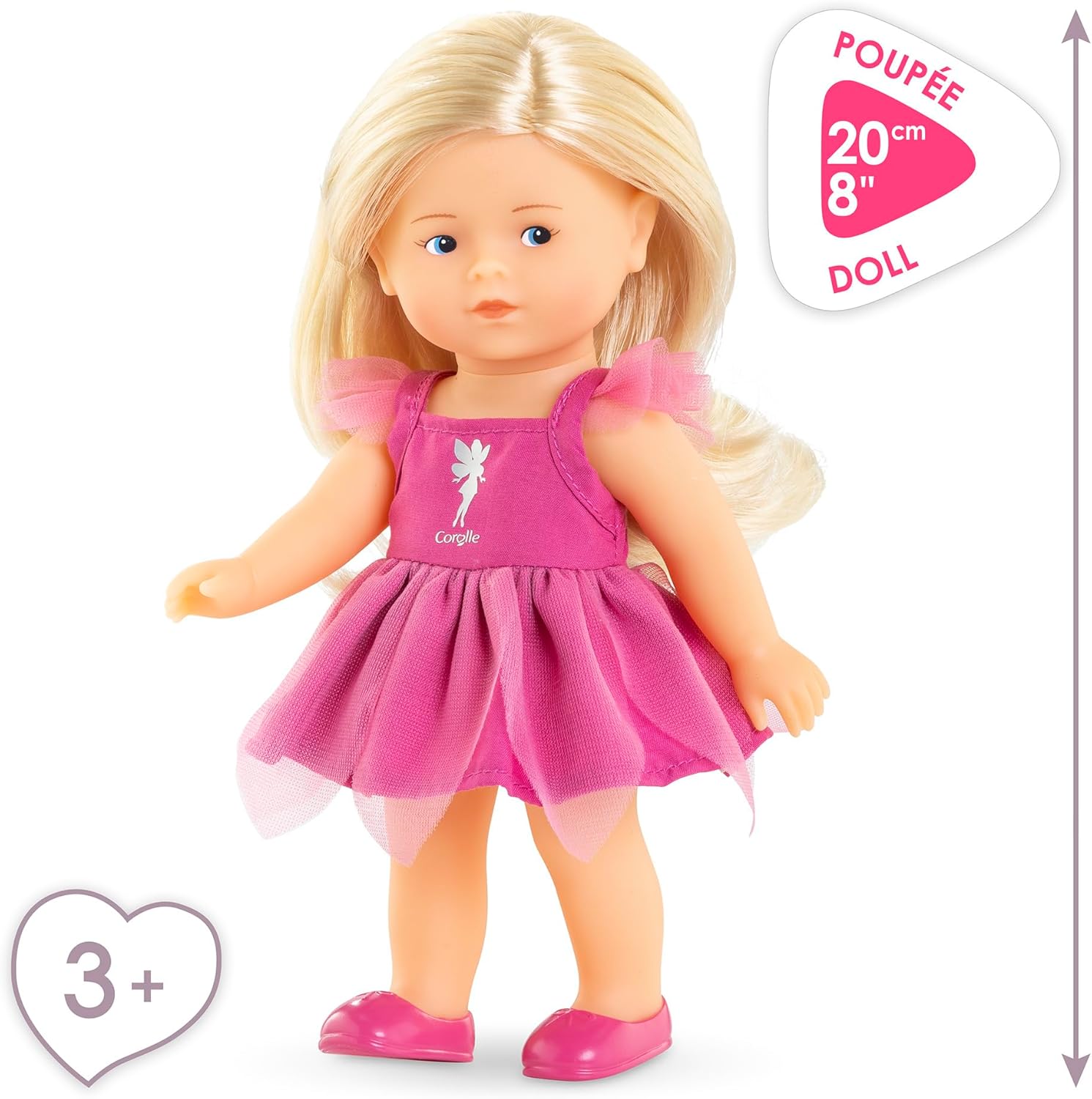 Corolle - Mijn Mini Corollines, set Rosy Fee, 20 cm, vanaf 3 jaar, 9000240180