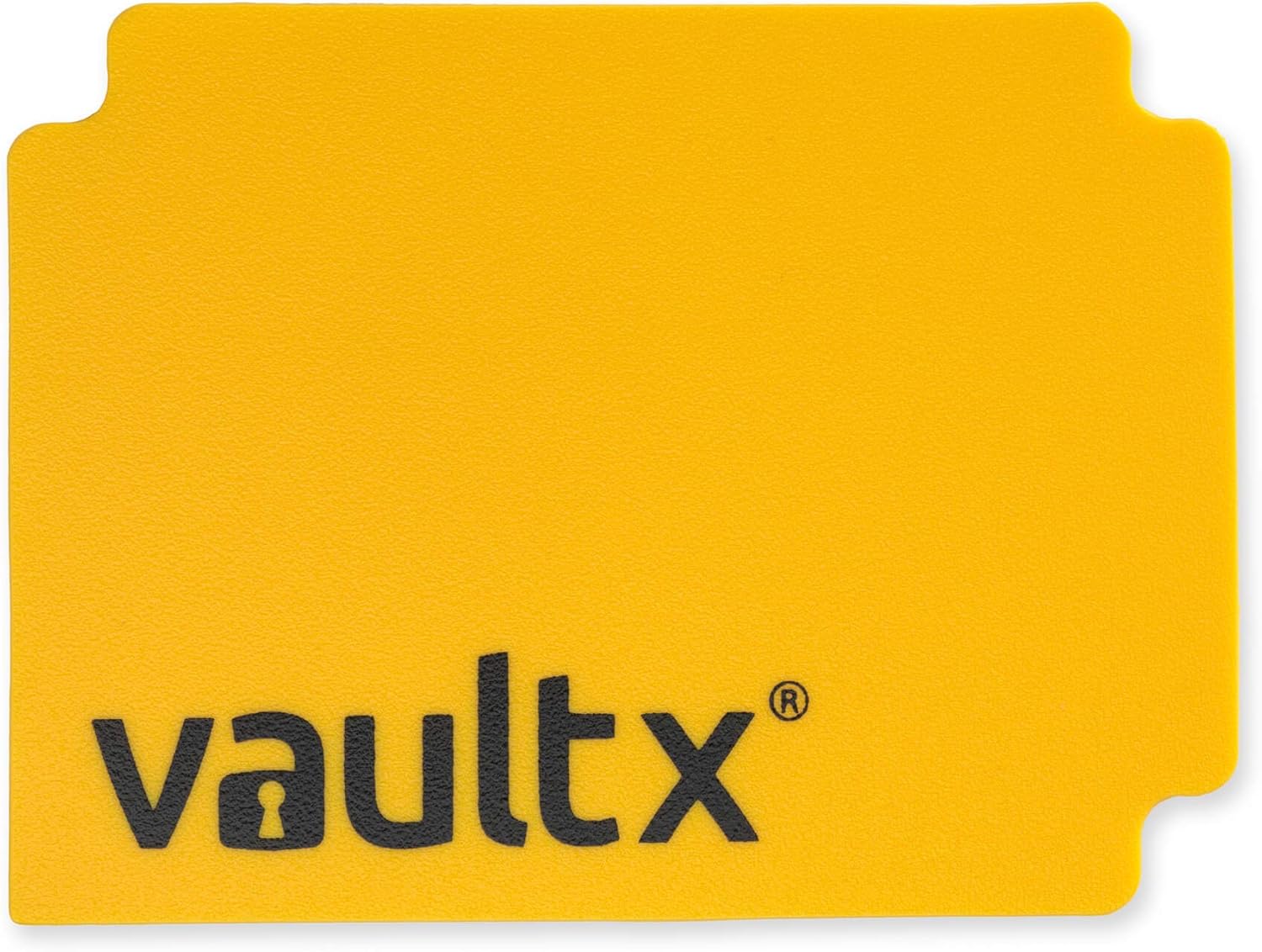 Vault X Trading Card Deck Box and 150 Black Card Sleeves, fits 100+ Sleeved Cards, Large Standard, Card Holder Storage Box, for MTG Commander Game, TCG (Yellow)