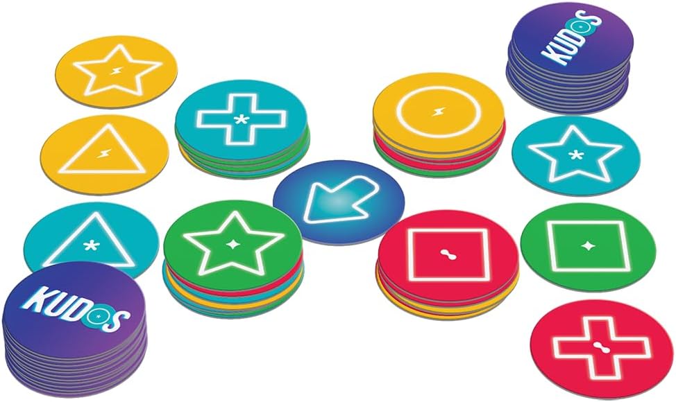 Kudos, kaartspel, card game, vanaf 8 jaar, snel en dynamisch spel, 3 tot 6 spelers
