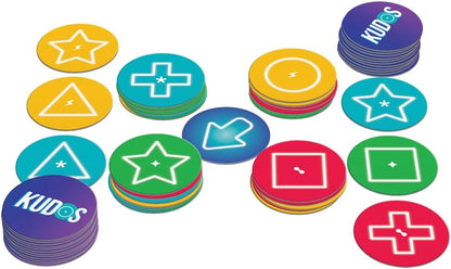 Kudos, kaartspel, card game, vanaf 8 jaar, snel en dynamisch spel, 3 tot 6 spelers
