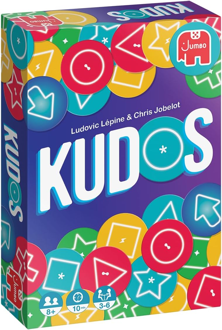 Kudos, kaartspel, card game, vanaf 8 jaar, snel en dynamisch spel, 3 tot 6 spelers