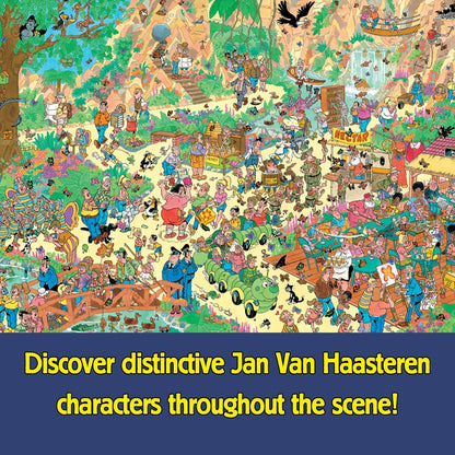 Jan van Haasteren Flutterly Fabulous - 1000 Piece Adults Puzzle, Large 1000 Pc Jigsaw Puzzles - 100% Recycled Cardboard Jigsaws - Fun Brainteasing Adult Puzzle for Birthday & Christmas - 68 x 49cm
