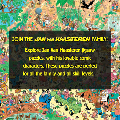 Jan van Haasteren Flutterly Fabulous - 1000 Piece Adults Puzzle, Large 1000 Pc Jigsaw Puzzles - 100% Recycled Cardboard Jigsaws - Fun Brainteasing Adult Puzzle for Birthday & Christmas - 68 x 49cm