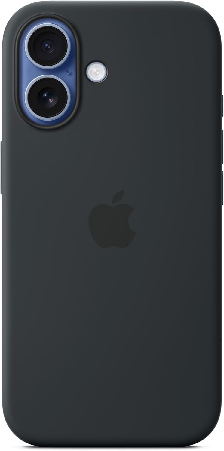 Apple - Back Cover For Mobile Phone - Magsafe Compatibility - Silicone - Black - For Iphone 17