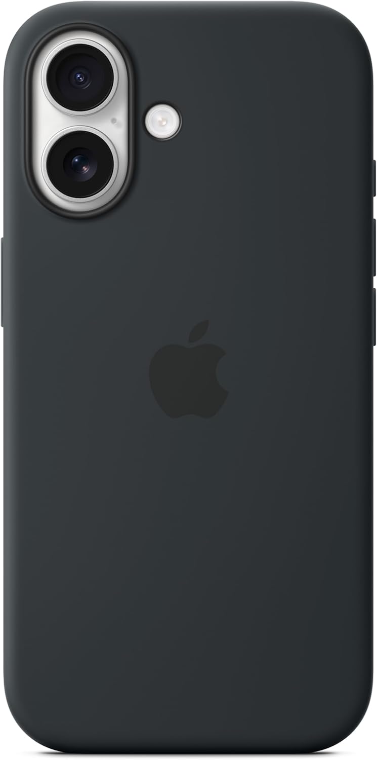 Apple - Back Cover For Mobile Phone - Magsafe Compatibility - Silicone - Black - For Iphone 17