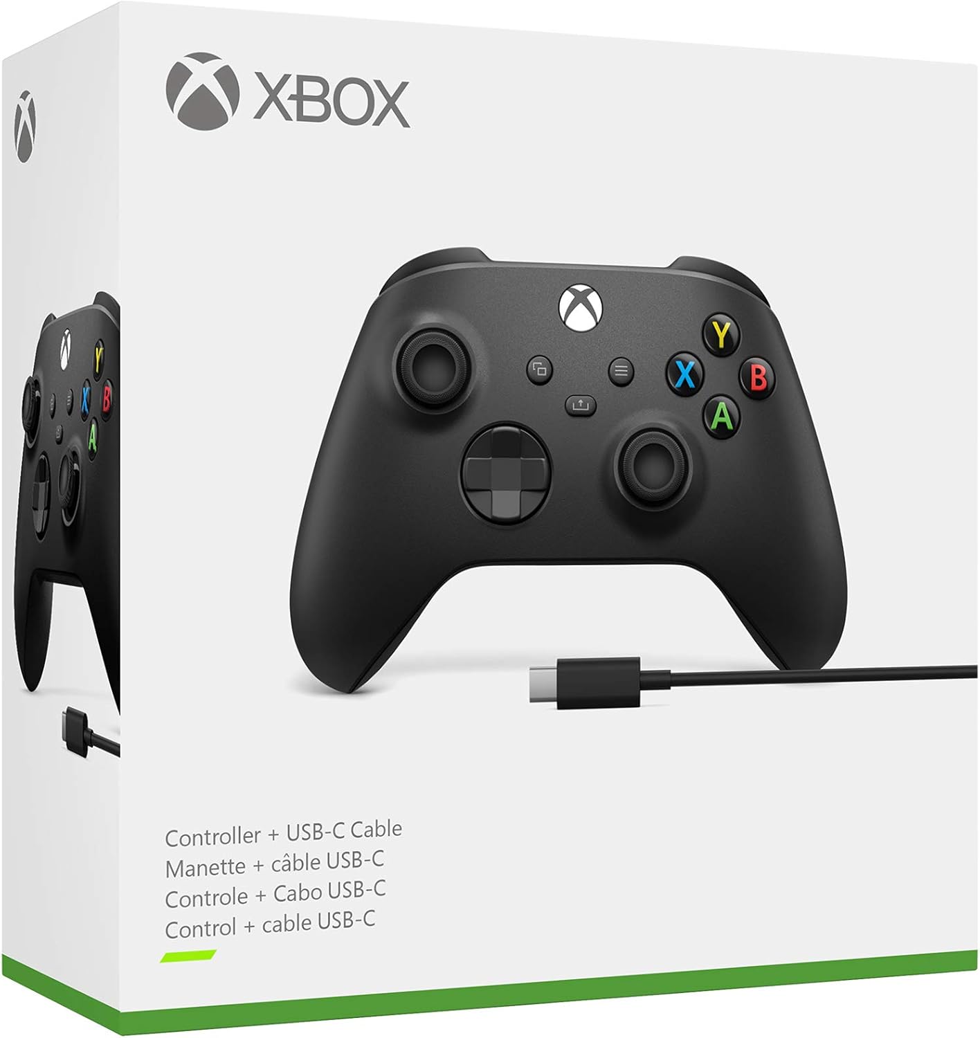 Xbox Wireless Controller - Carbon Black - cavo USB-C