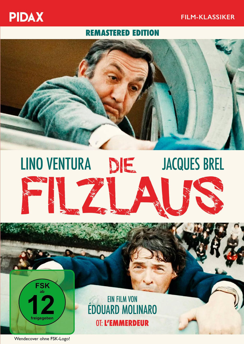 Die Filzlaus (L’emmerdeur) - Remastered Edition / Französische Kult-Komödie mit Lino Ventura und Jacques Brel (Pidax Film-Klassiker
