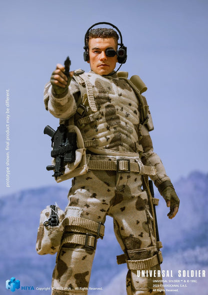 Hiya Toys Universal Soldier: Luc Deveraux Exquisite Super Series Anteprime Esclusiva Action Figure in scala 1:12