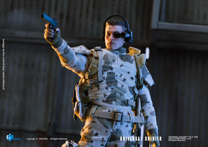Hiya Toys Universal Soldier: Luc Deveraux Exquisite Super Series Anteprime Esclusiva Action Figure in scala 1:12
