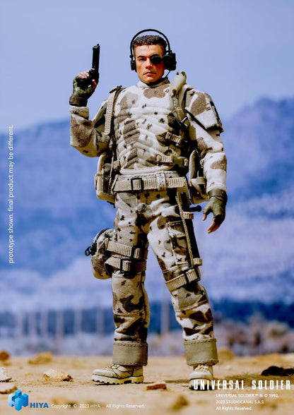 Hiya Toys Universal Soldier: Luc Deveraux Exquisite Super Series Anteprime Esclusiva Action Figure in scala 1:12