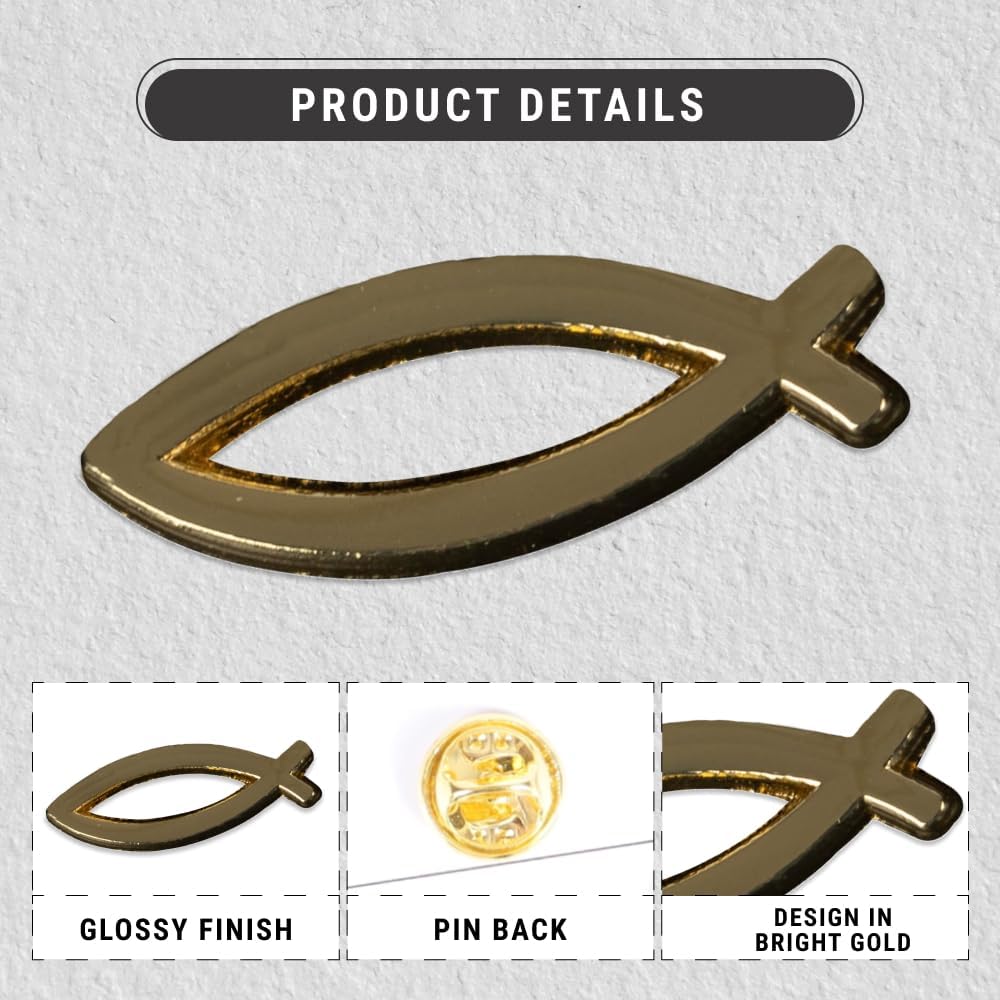 Gold Lapel Pins for Men Suits in Metal Pin Backs Enamel Tie Pins Gold Brooch Pins for Women Men 6pcs