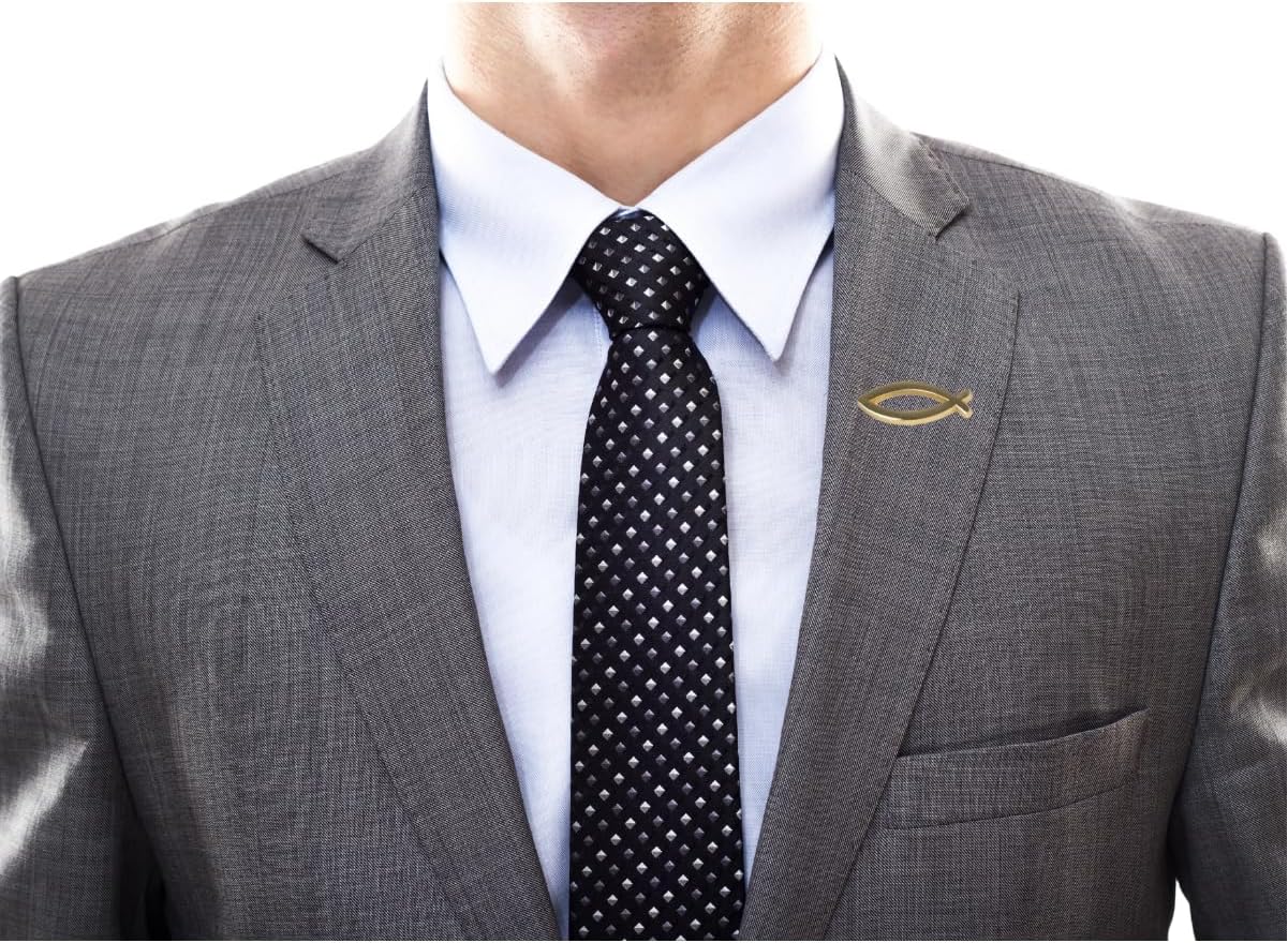 Gold Lapel Pins for Men Suits in Metal Pin Backs Enamel Tie Pins Gold Brooch Pins for Women Men 6pcs