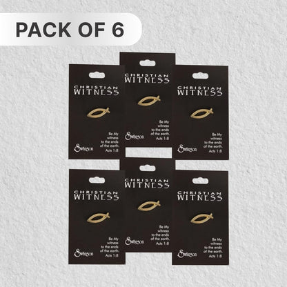 Gold Lapel Pins for Men Suits in Metal Pin Backs Enamel Tie Pins Gold Brooch Pins for Women Men 6pcs