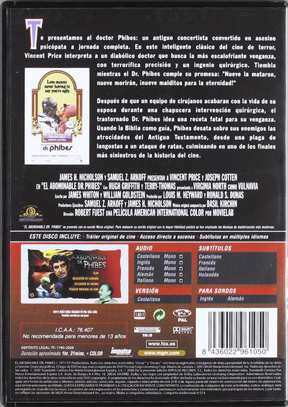 El Abominable Dr.Phibes - (Italian Import)