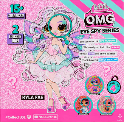 L.O.L. Surprise! OMG Eye Spy Series - Fairy - Includes 1 Doll, Comes with Fashions and Accessories, Solve Clues & Unlock Surprises, Collect All 4 Dolls