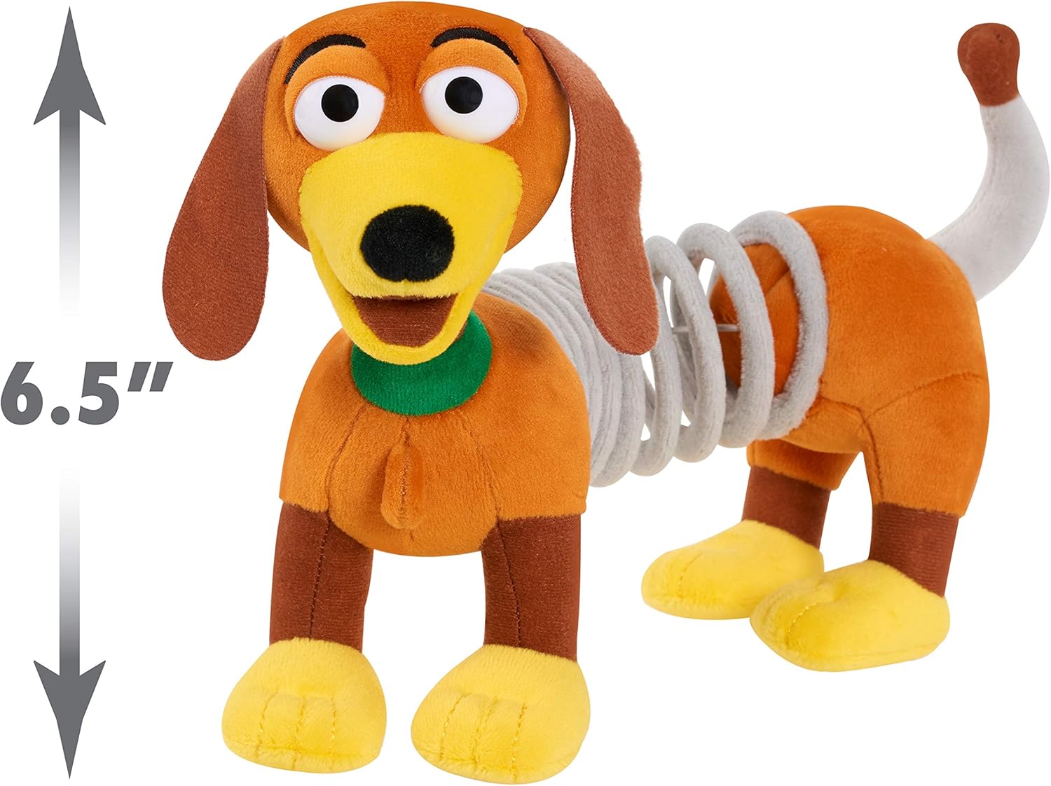 Disney et Pixar Toy Story Slinky Dog Plushie, Jouet Fidget Jouet pour Enfants à partir de 18 Mois Just Play