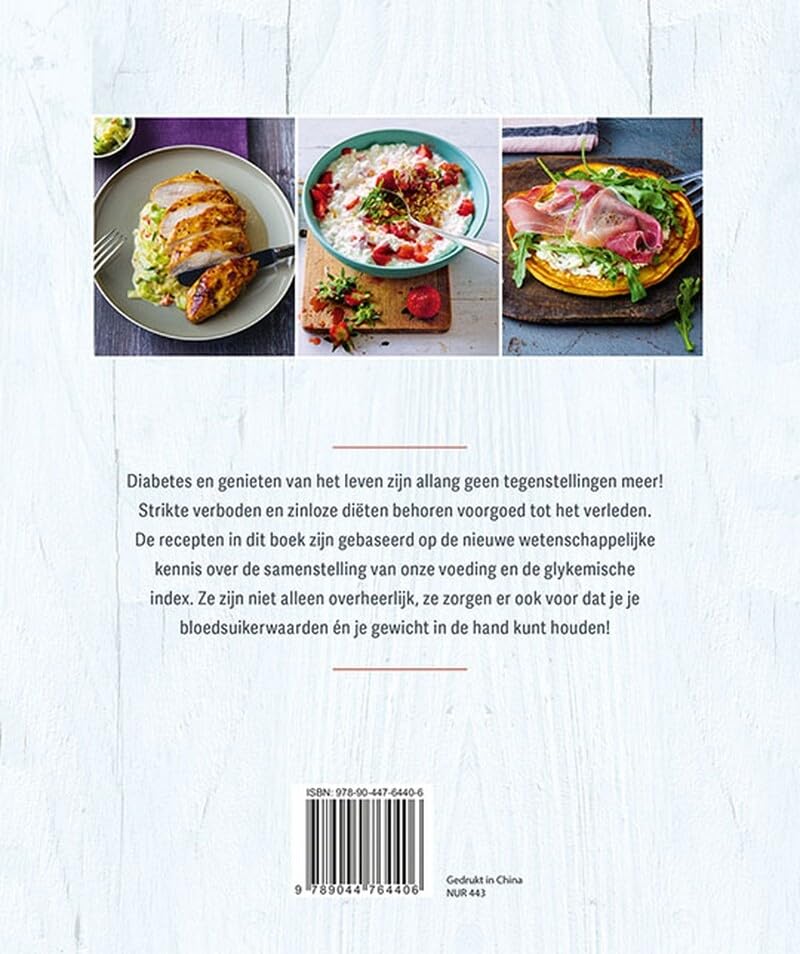 Diabetes kookboek: Heerlijke koolhydraatarme recepten voor elke dag om je bloedsuikerspiegel en gewicht onder controle te houden