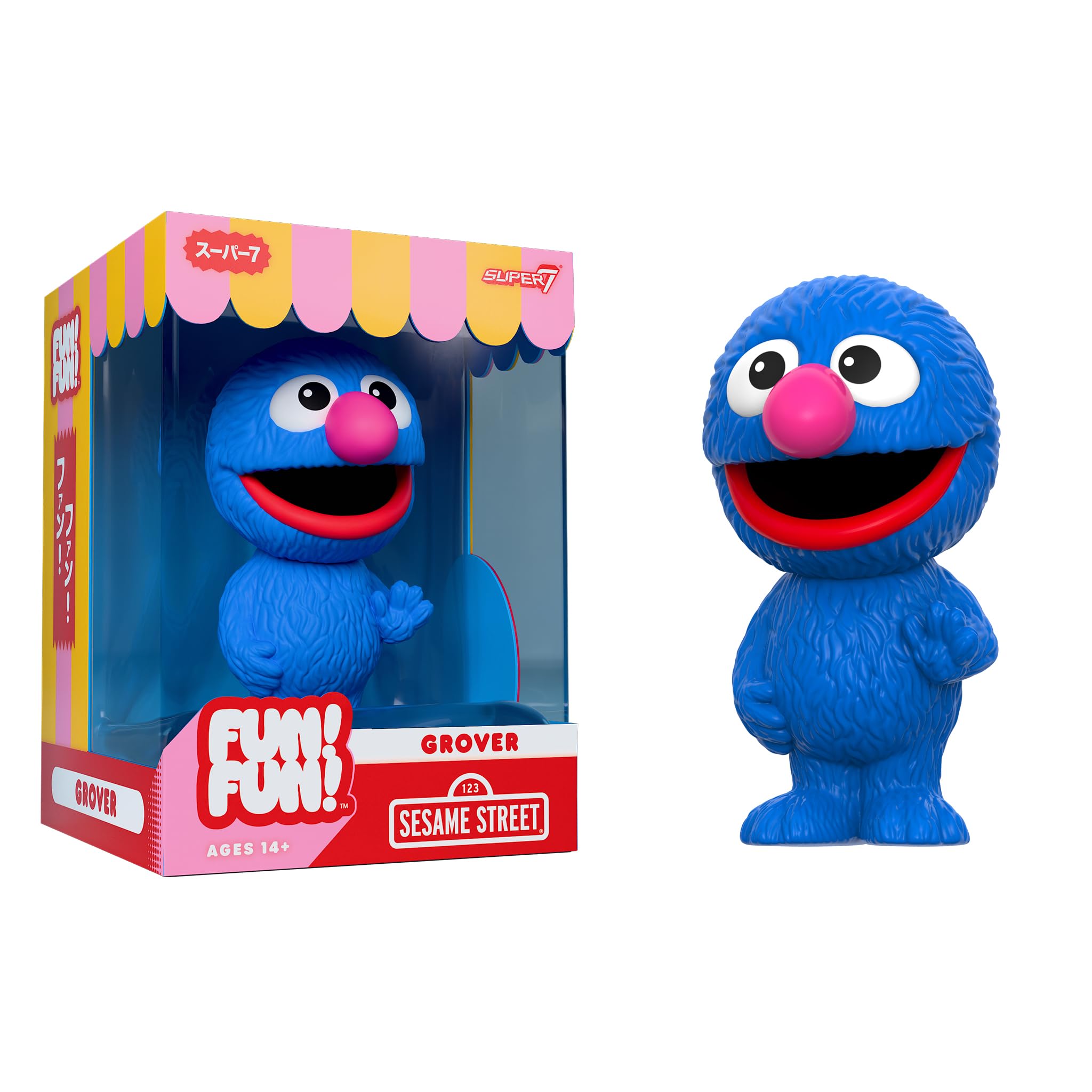 Sesame Street Grover Fun! Fun! Vinyl Figure