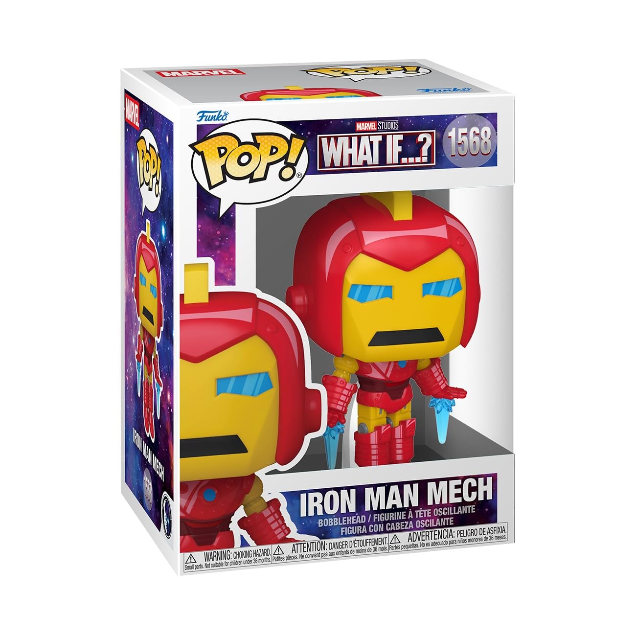 Funko Pop! Marvel: What If - Iron Man - Collectable Vinyl Figure - Gift Idea - Official Merchandise - Toys for Kids & Adults - Superheroes Fans - Model Figure for Collectors and Display