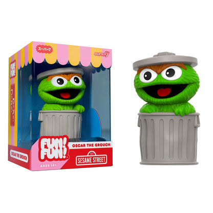 Sesame Street Oscar The Grouch Fun! Fun! Vinyl Figure
