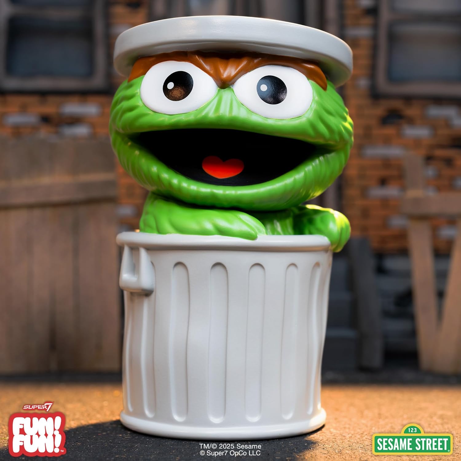 Sesame Street Oscar The Grouch Fun! Fun! Vinyl Figure