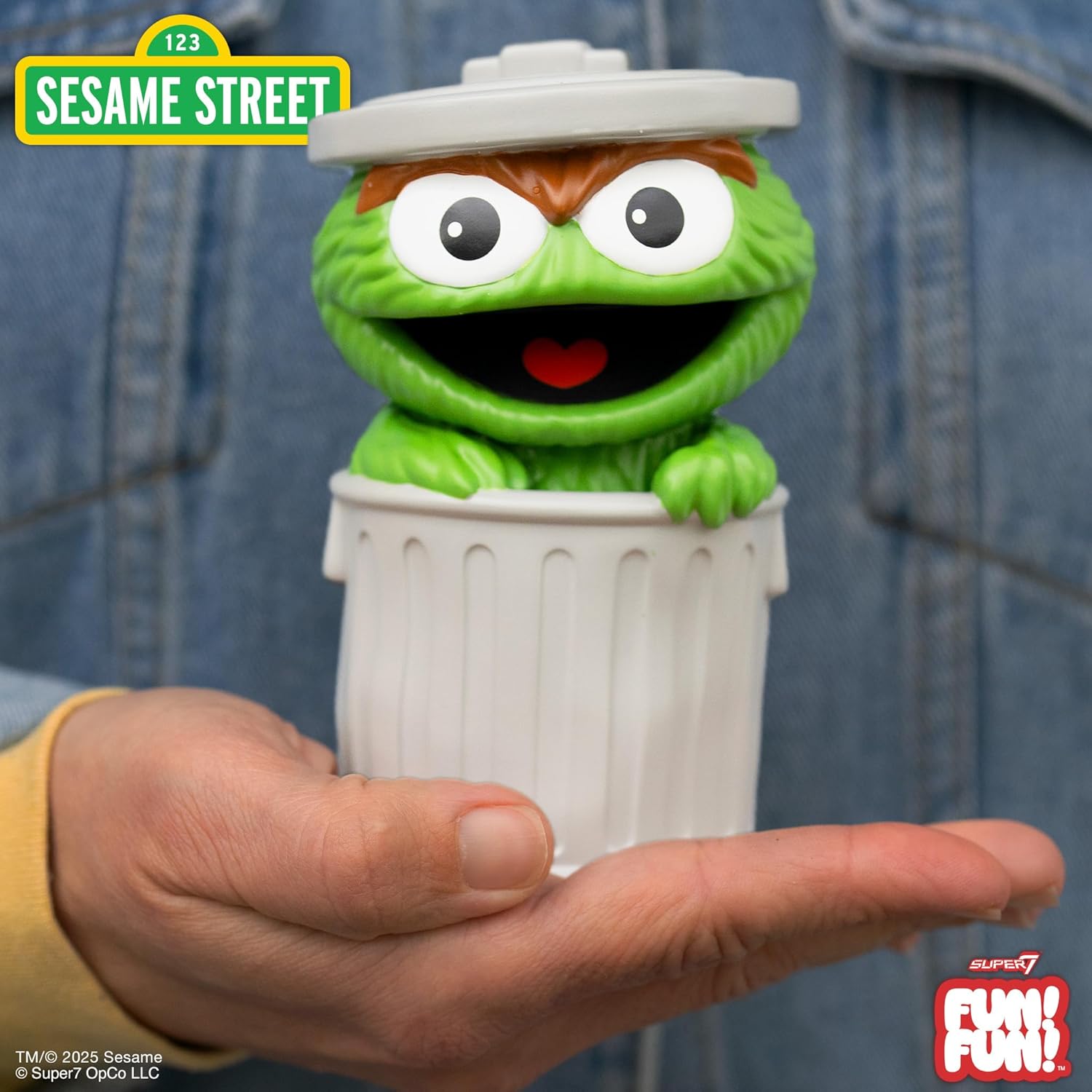 Sesame Street Oscar The Grouch Fun! Fun! Vinyl Figure