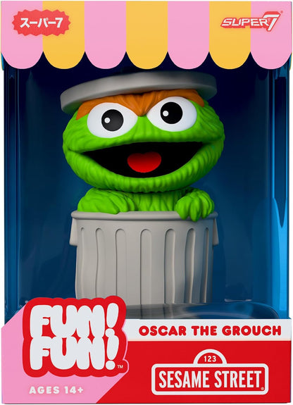 Sesame Street Oscar The Grouch Fun! Fun! Vinyl Figure