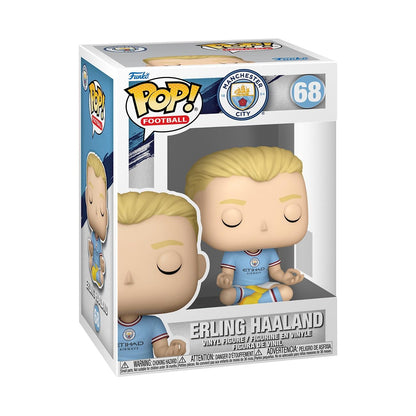 Funko Pop! Football: Manchester City - Erling Haaland - Manchester City FC 2025 - Collectable Vinyl Figure - Gift Idea - Official Merchandise - Toys for Kids & Adults - Sports Fans