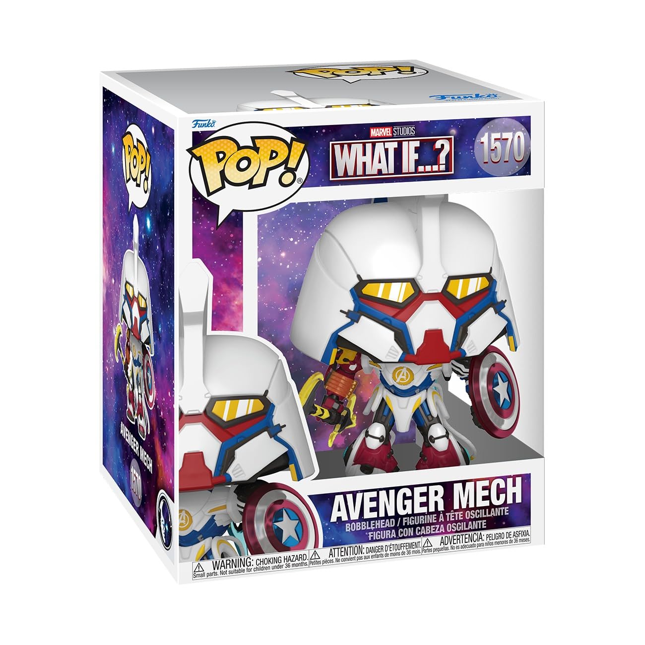 Funko Pop! Super: What If - Super Mech - Marvel - Collectable Vinyl Figure - Gift Idea - Official Merchandise - Toys for Kids & Adults - Superheroes Fans - Model Figure for Collectors and Display